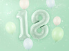 Balon foliowy cyfra 1 72cm zieleń 052635