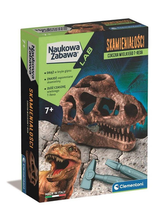 Clementoni Naukowa zabawa Skamieniałości Czaszka T-Rexa 507900