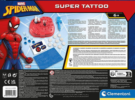 Clementoni Super Tatoo Marvel Spiderman 187256