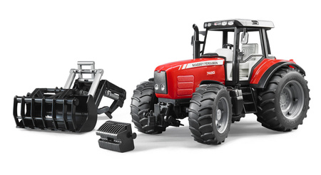 Bruder 02042 traktor massey ferguson 8240 z ładow.czołową 020422