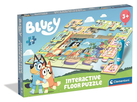 Clementoni Interaktywne puzzle Dywan Bluey 166893