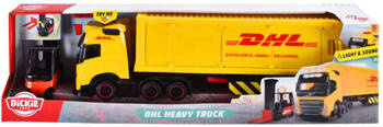 Dickie City ciężarówka + naczepa DHL św/dźw 089145