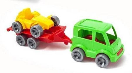 Kid Cars Sport autko z przyczepą 52610 Wader