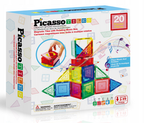 Picasso Tiles Klocki magnetyczne 20 elementów 028145