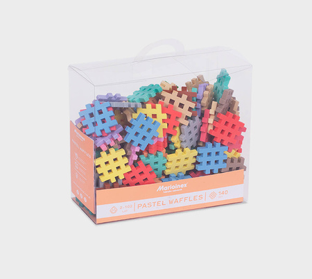 Klocki Waffle Mini Pastel 140szt 903650
