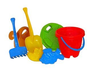 Komplet do piasku "zamek" z konewką 163063