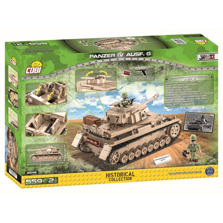 Cobi 2546 Historical Collection Panzer IV Ausf.G 559 kl.