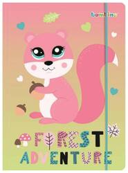 TECZKA Z GUMKĄ A4 300 g/m2 SQUIRREL 663482