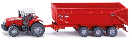 Siku 1844 Traktor Massey Ferguson Z Przyczepą