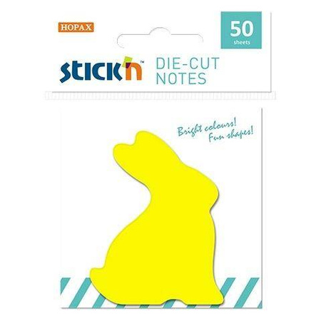 Stick'n Notes samoprz. kształty zoo papierowe 50k. królik 217726