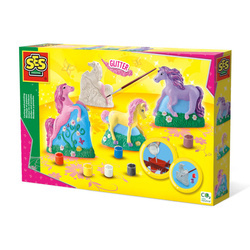 Ses Creative Odlewy gipsowe z farbami Konie 013561