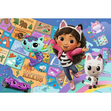 Puzzle Trefl 100 Przyjaźń w kocim domku 165159