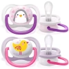 Avent Smoczek uspokajający Ultra Air ortodontyczny 0-6 m Girl Pe 949374
