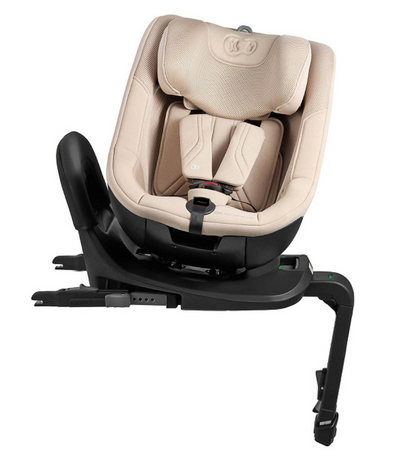 Kinderkraft I-Guard Pro I-Size 40-105 cm Beige Fotelik samochodowy obrotowy 360 929085 