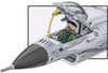Cobi 5913 Armed Forces F-16 AM Fighting Falcon 059132