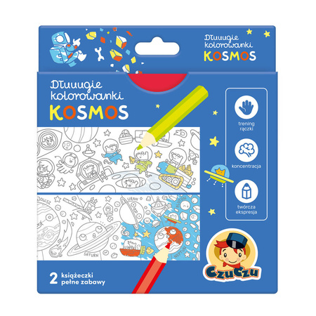 CzuCzu Zestaw rysowanek Kosmos + 2x szlaczki 501492