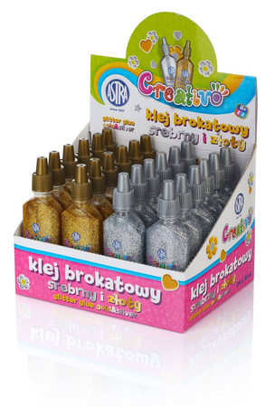 Klej brokatowy 35ml złoto/srebro 107400