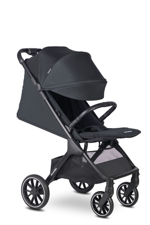 Easywalker Jackey2 XL Przestronny, samoskładający się wózek spacerowy z kołami XL Midnight Black 117011