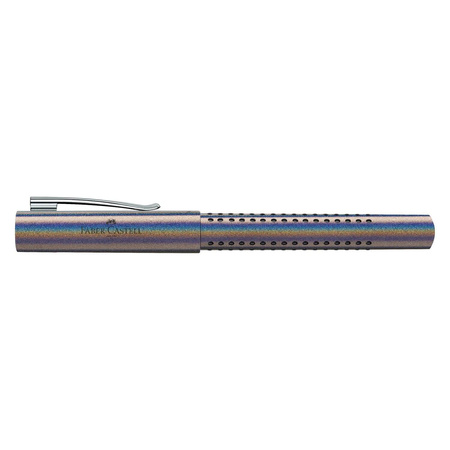 Faber-Castell Pióro wieczne Grip Glam edition M silver 408420