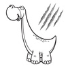 Kolorowanka Dino świat 30k 605935