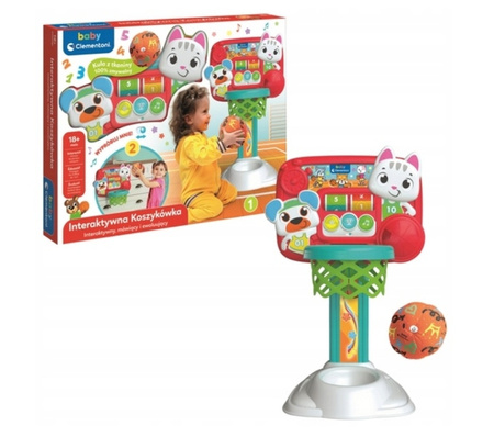 Clementoni Baby Interaktywna koszykówka 503841