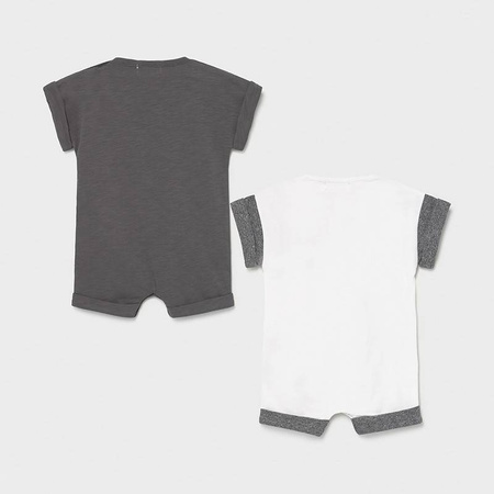 Mayoral set 2 szt.krótkich śpiochów kolor 31 antracita rozmiar 4-6 m