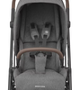 Wózek Maxi Cosi Leona 2 Select Grey (Black Frame & Brown Leather)