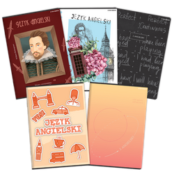 Zeszyt Top 2000 A5 60k krata z marginesem 70g Megamix Język Angielski 408161