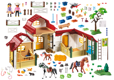 Playmobil 6926 duża stadnina koni 