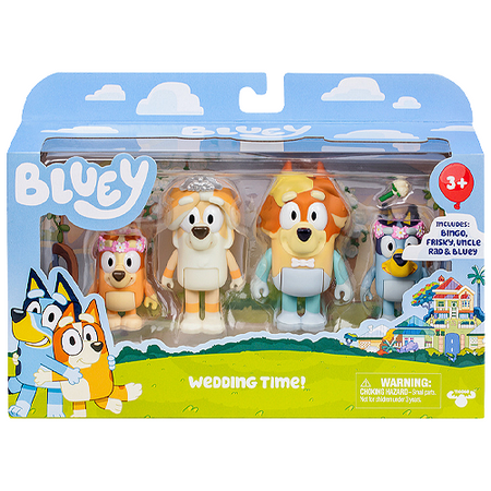 Bluey Figurki Wesele Wujka 4pak 175903