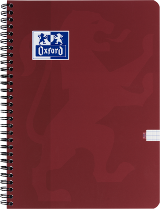 Kołozeszyt Oxford A4 100k krata 2 spirale Touch Trend 419655