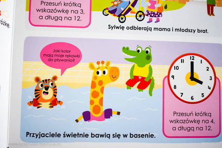 HarperKids Książeczka Mój pierwszy zegar 658609