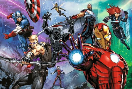 Puzzle Trefl 160 Zawsze gotowi bohaterowie Disney Marvel The Avengers 154245