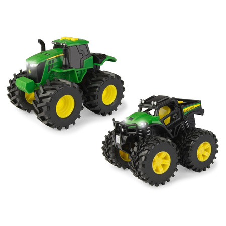 Tomy john deere traktor monster 2-pak św/dźw. 466703