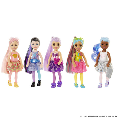 Barbie gtt23/gwc59 color reveal brokatowa chelsea