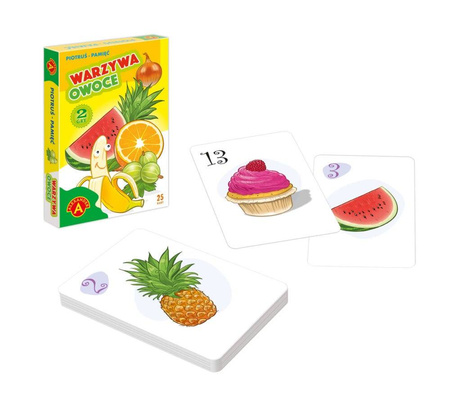 Karty Piotruś Warzywa i Owoce 026122
