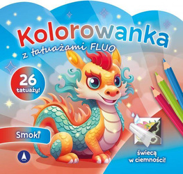 Kolorowanka Fluo Smoki 078886