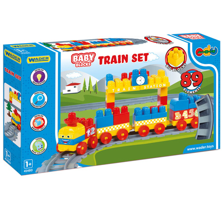 Baby Blocks kolejka 3.35 m 89 el. Wader 41481