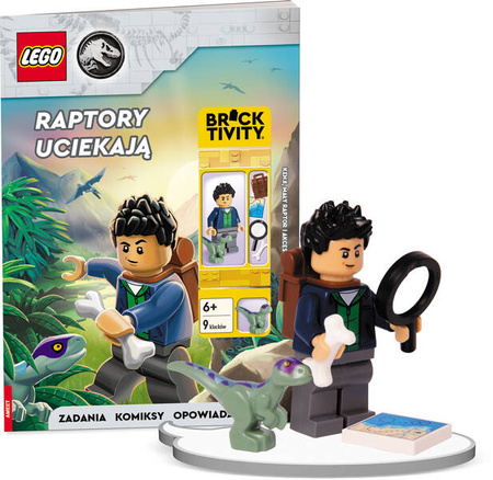 Książeczka LEGO JURASSIC WORLD RAPTORY UCIEKAJĄ! 345143