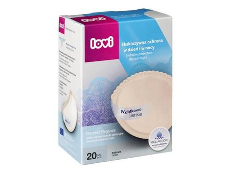 Lovi wkładki laktacyjne discreet elegance beżowe 20szt. 196107