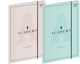 TECZKA Z GUMKĄ A4+ ACADEMY PASTEL 299376