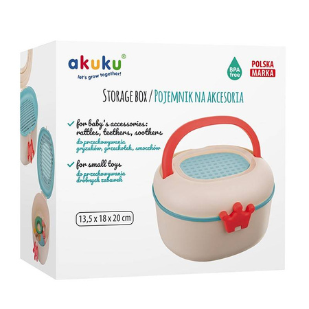 Akuku Pudełko na grzechotki i gryzaki (12) 005383