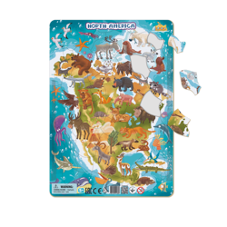 Dodo puzzle ramkowe ameryka płn 53 el. 241438