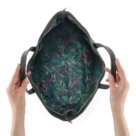 Kinderkraft Mommy bag Torba Treasurebag Dark Grey Nature Vibes 919574