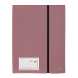 Strigo Album ofertowy A4 30 koszulek z gumką ciemnoróżowy 854997