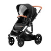 Kinderkraft wózek prime 2w1 black zestaw