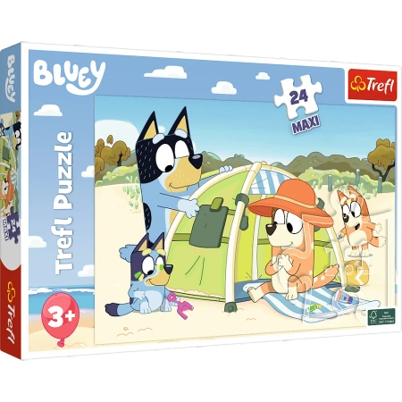 Puzzle Trefl 24 maxi Wspaniały dzień Bluey 143577