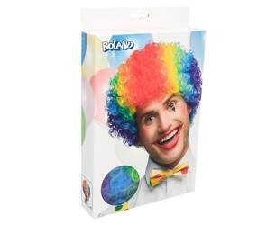Peruka Klauna tęczowa 859266