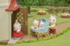 Sylvanian families 5432 zestaw bliźniaków królików + wózek