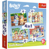 Puzzle Trefl 4w1 Bluey i jego świat 346374